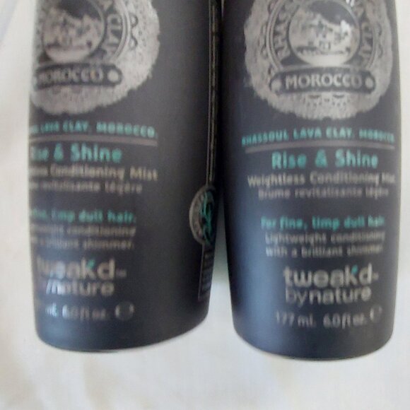 2 Tweak'd by Nature Rise & Shine Weightless Conditioning Mist 6 oz w Pump sealed - Picture 2 of 2